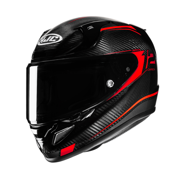 HJC CASCO INTEGRALE RPHA 12 CARBON KERES ROSSO MC1