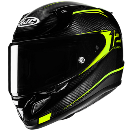 HJC CASCO INTEGRALE RPHA 12 CARBON KERES GIALLO FLUO MC3H