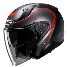 HJC CASCO JET FIBRA RPHA31 KOUV ROSSO MC1SF