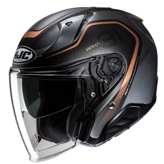 HJC CASCO JET FIBRA RPHA31 KOUV MARRONE MC9SF
