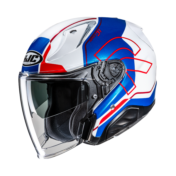HJC CASCO JET FIBRA RPHA31 DEREEN ROSSO BLU MC21