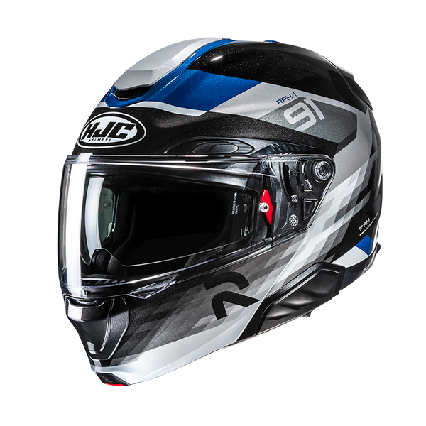 HJC CASCO MODULARE IN FIBRA RPHA 91 MADAL BLU MC2