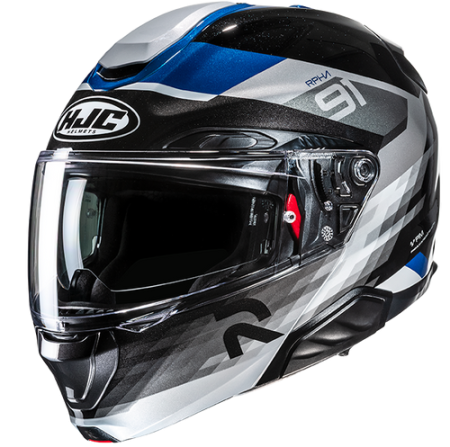 HJC CASCO MODULARE IN FIBRA RPHA 91 MADAL BLU MC2