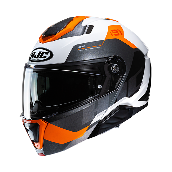 HJC CASCO MODULARE i91 CARST ARANCIONE MC7