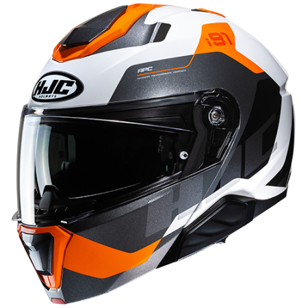 HJC CASCO MODULARE i91 CARST ARANCIONE MC7