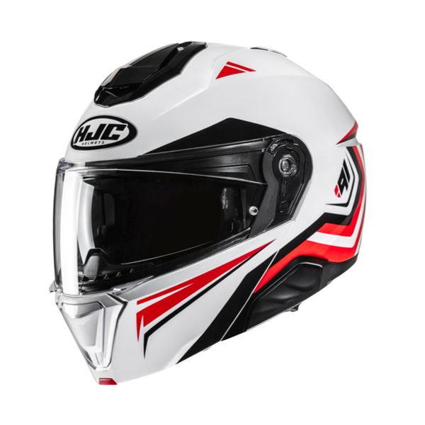 HJC CASCO MODULARE i91 TRICUS ROSSO MC1