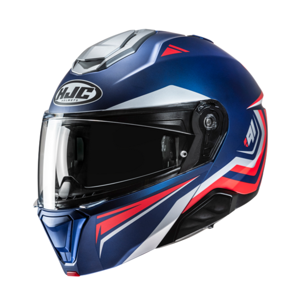 HJC CASCO MODULARE i91 TRICUS ROSSO BLU MC21SF