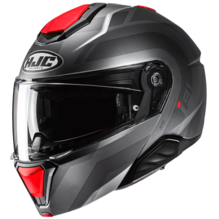 HJC CASCO MODULARE i91 ARVEN ROSSO MC1SF
