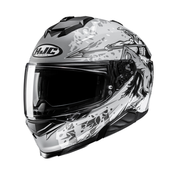 HJC CASCO INTEGRALE i71 TAURUS GRIGIO BIANCO MC10SF