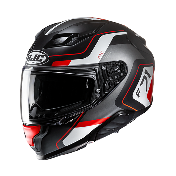 HJC CASCO INTEGRALE FIBRA F71 ARCAN ROSSO MC1