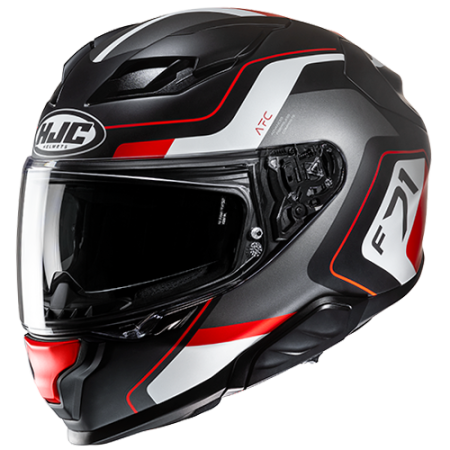 HJC CASCO INTEGRALE FIBRA F71 ARCAN ROSSO MC1