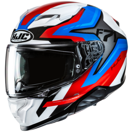 HJC CASCO INTEGRALE FIBRA F71 FES ROSSO BLU MC21