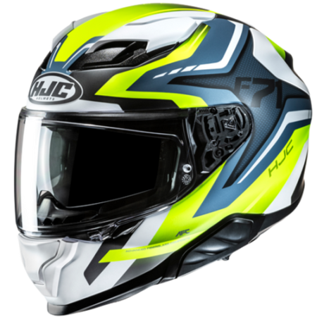 HJC CASCO INTEGRALE FIBRA F71 FES GIALLO FLUO MC3HSF