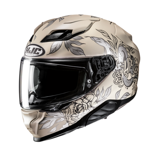 HJC CASCO INTEGRALE FIBRA F71 ELIZ BIANCO OPACO MC9SF