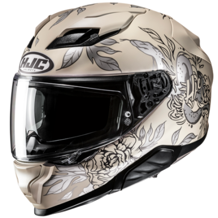 HJC CASCO INTEGRALE FIBRA F71 ELIZ BIANCO OPACO MC9SF