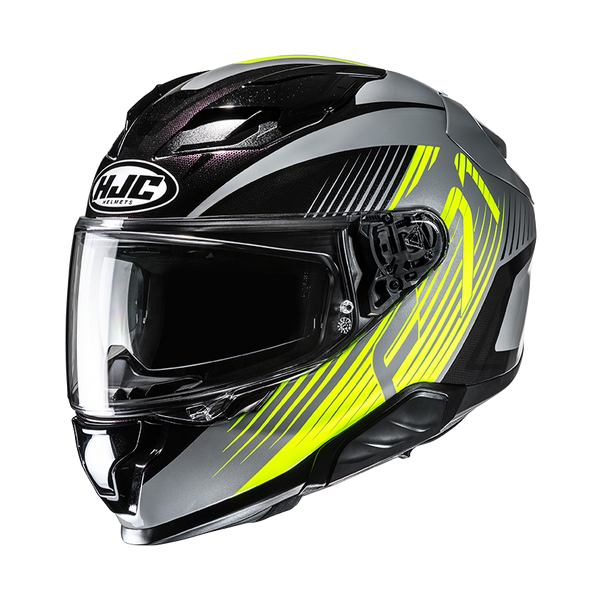 HJC CASCO INTEGRALE FIBRA F71 CATOS GIALLO FLUO MC3H