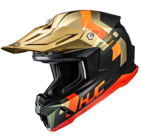 HJC CASCO INTEGRALE CROSS C50 PRIMAL ARANCIONE MC6HSF