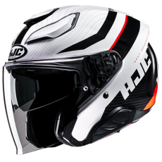 HJC CASCO JET FIBRA F31 NABY ROSSO MC1