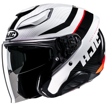 HJC CASCO JET FIBRA F31 NABY ROSSO MC1