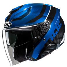 HJC CASCO JET FIBRA F31 NABY BLU MC2