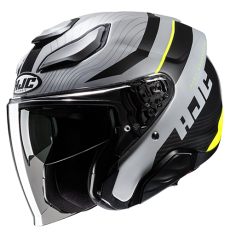 HJC CASCO JET FIBRA F31 NABY GIALLO FLUO MC3HSF