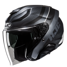 HJC CASCO JET FIBRA F31 NABY GRIGIO MC5SF