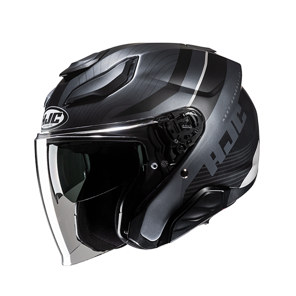 HJC CASCO JET FIBRA F31 NABY GRIGIO MC5SF
