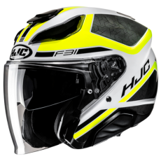 HJC CASCO JET FIBRA F31 CERON GIALLO FLUO MC5H