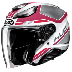HJC CASCO JET FIBRA F31 CERON ROSA MC8