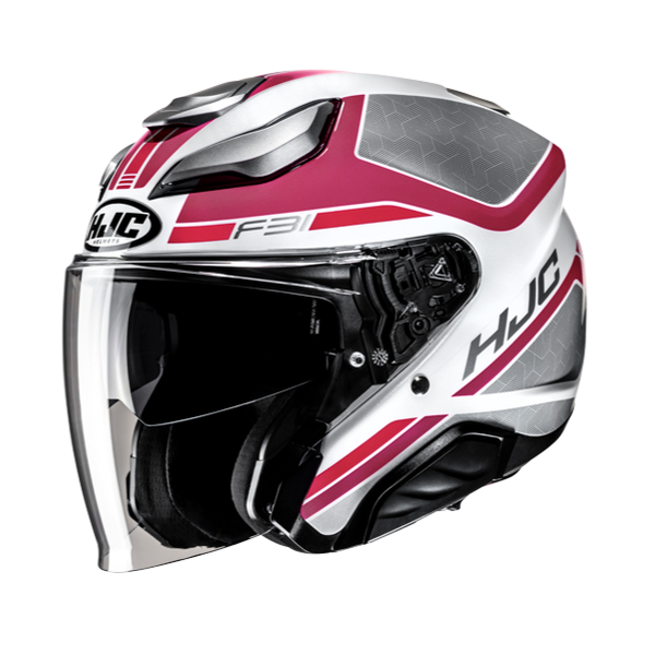 HJC CASCO JET FIBRA F31 CERON ROSA MC8