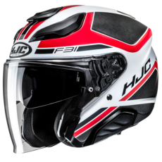 HJC CASCO JET FIBRA F31 CERON ROSSO MC1SF