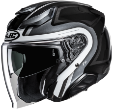 HJC CASCO JET FIBRA F31 BASK GRIGIO MC5