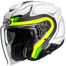 HJC CASCO JET FIBRA F31 BASK GIALLO FLUO MC3HSF