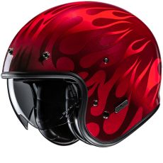 HJC CASCO JET FIBRA V31 FIRO ROSSO MC1
