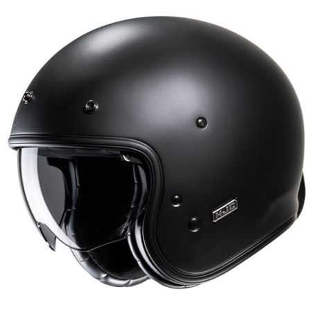 HJC CASCO JET FIBRA V31 NERO OPACO