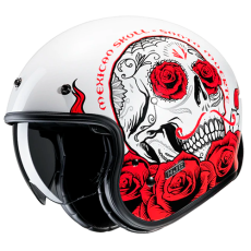 HJC CASCO JET FIBRA V31 DESTO ROSSO MC1