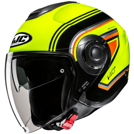 HJC CASCO JET i40 LINIA GIALLO FLUO MC3H