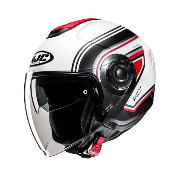 HJC CASCO JET i40 LINIA ROSSO MC21SF