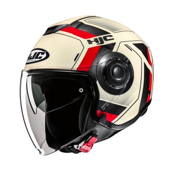 HJC CASCO JET i40 VELU ROSSO MC1