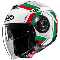 HJC CASCO JET i40 VELU ROSSO VERDE MC41