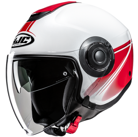 HJC CASCO JET i40 VISION ROSSO MC1