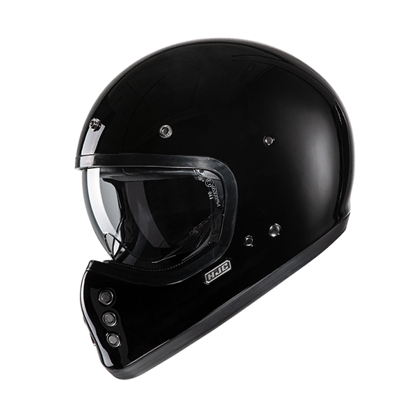 HJC CASCO INTEGRALE FIBRA V60 NERO LUCIDO