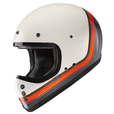 HJC CASCO INTEGRALE FIBRA V60 SCOBY ARANCIONE MC7