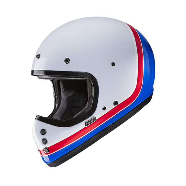 HJC CASCO INTEGRALE FIBRA V60 SCOBY ROSSO BLU MC21