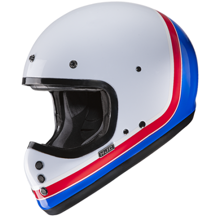 HJC CASCO INTEGRALE FIBRA V60 SCOBY ROSSO BLU MC21