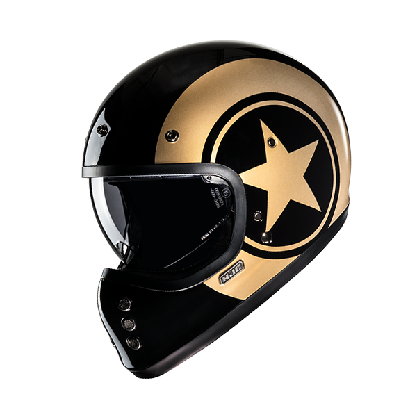 HJC CASCO INTEGRALE FIBRA V60 NYX ORO MC9