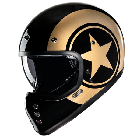 HJC CASCO INTEGRALE FIBRA V60 NYX ORO MC9