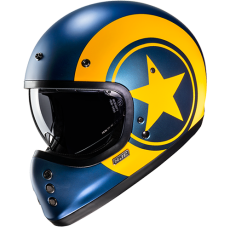 HJC CASCO INTEGRALE FIBRA V60 NYX GIALLO MC3SF