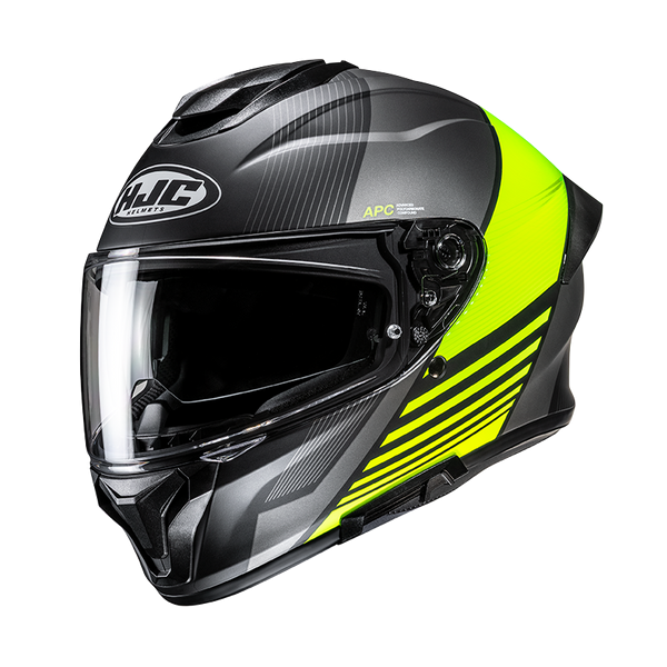 HJC CASCO INTEGRALE C71 MORIX GIALLO FLUO MC3HSF