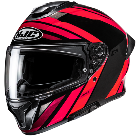 HJC CASCO INTEGRALE C71 FABER ROSSO MC1